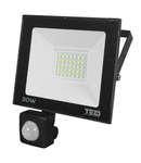 Proiector LED cu senzor 30W 6400K 3000lm, TED