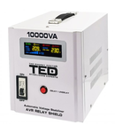 Stabilizator tensiune 10KVA 6KW, AVR cu LCD, TED