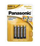 Baterii AAA R3, blister 4 + 2 Buc. Panasonic Bronze