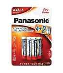 Baterii AAA R3, blister 4 + 2 Buc. Panasonic PRO