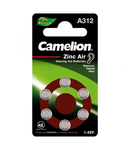 Baterii aparat auditiv Zinc-Aer 312 PR41, 6 Buc. Camelion