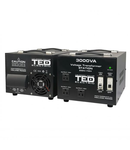 Transformator 220V la 110V, 3000VA 2400W cu carcasa, TED