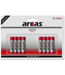 Baterii AAA R3, blister 4 + 4 Buc. Arcas