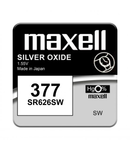 Baterii ceas oxid argint 377 SR66SW, 1 Buc. Maxell