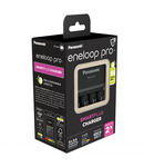 Incarcator Eneloop PRO ECO, include 4 x AA R6 2500mAh ECO, K-KJ55HCD40E