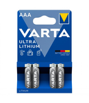 Baterii litiu AAA R3, Blister 4 Buc. Varta