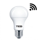 Bec LED E27 cu senzori, 10W 6400K A60 800lm, TED