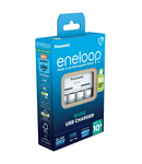 Eneloop Incarcator Basic USB include acumulatori 4 x AA(R6) 2000mA K-KJ61MCD40USB NEW ECO Plastic Free (4/4)