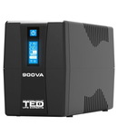 UPS 900VA / 500W cu LCD si 2 prize Line Interactive, TED