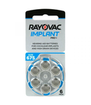 Baterii aparat auditiv Zinc-Aer 675 PR44, 6 Buc. Implant PRO Rayovac