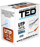 Cablu UTP cat.5e cupru integral marca TED Wire Expert TED002495