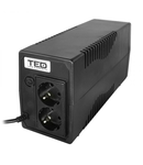 UPS 700VA / 400W cu LED si 2 prize Line Interactive, TED