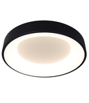 Plafoniera Lind LED 48W 4000K 48cm IP20, negru, Erste