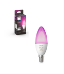 Bec LED lumânare B39 5.3W E14 RGB, Philips Hue