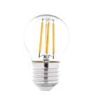 Bec LED Filament Sferic G45 2W E27 2700K Clar