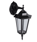 Lampa Gradina Corona Negru 1xE27 60W