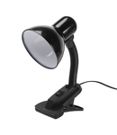 Lampa Birou Clip Negru 1xE27 60W