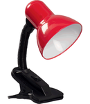 Lampa Birou Clip Rosu 1xE27 60W