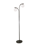 Lampadar Dora Negru+Alb 2xE27