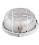 Lampa BAT Grila Transparent 1xE27 max. 100W Alb NV-320