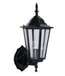 Lampa Gradina Corona Negru 1xE27 60W IP44