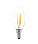 Bec LED Filament Lumanare 4W E14 6500K Clar