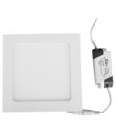 Spot Incastrat Patrat cu LED SMD 12W Alb 2700K 155x155