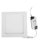 Spot Incastrat Patrat cu LED SMD 12W Alb 6400K 155x155