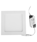 Spot Incastrat Patrat cu LED SMD 6W Alb 2700K 105x105