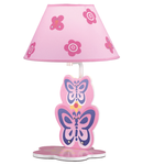 Veioza Pink Butterfly Multicolor 1xE27 40W