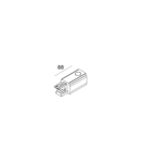 106705.02 All-Track Conector alimentare dreapta Negru