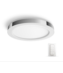 Plafoniera Philips HUE Adore Crom 1x40W LED 2400lm 2200-6500K 24V cu variator si Bluetooth IP44