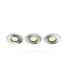 HUE Set 3 Spot incastrat Adore LED 350lm BT Ambiance GU10 Crom IP44