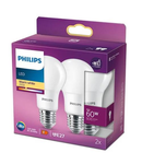 Becuri LED Philips A60M mate FR Set 2x8 60W 2700K 806lm E27 15.000h