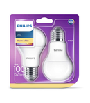 Set 2 becuri LED Philips A60M FR Set 2x13 100W 2700K 1521lm E27