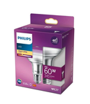 Bec LED Philips reflector Classic R80 4 60W 2700K 345lm E27 36D 15.000h