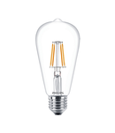 Bec LED Philips Classic Filament ST64 4.3 40W 2700K 470lm E27