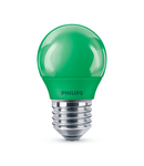 Bec LED Philips colorat P45 3.1 25W GR Verde E27