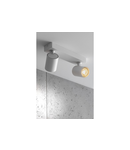 Spot - Ceiling fixture SANTO, aluminium, IP20, max. 20W*2, double, round, white