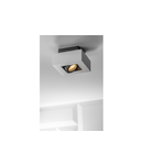 Spot - Ceiling fixture ASTER, AC220-240V, 50/60 Hz, GU10, max.20W, IP20, aluminum, single, white