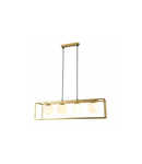 Lampa tavan - Ceiling fixture AVELIN 3,2287, AC220-240V,50/60Hz,4*E27, IP20,80CMX20CMX20CM, triple, gold