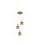 Lampa tavan - Ceiling fixture BELLIS 3P,4611, AC220-240V,50/60Hz,1*E27, IP20, Diameter 32 CM, triple, white/gold