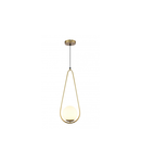 Lampa tavan - Ceiling fixture CIKLOP,7542,AC220-240V,50/60Hz,1*E27, IP20, Diameter 20 CM, single, gold