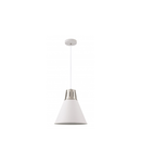 Lampa tavan - Ceiling fixture GIANNI L,8150,AC220-240V,50/60Hz,1*E27,max.40W,IP20, Diameter32cm,single, white/silver