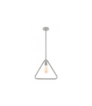 Lampa tavan - Ceiling fixture GIJA,2751, triangle,AC220-240V,50/60Hz,1*E27,max.40W,IP20,38cm x 10cm ,single, grey