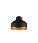 Lampa tavan - Ceiling fixture GOLDI 1,4090,AC220-240V,50/60Hz,1*E27, IP20, Diameter 30 CM,single,black/gold