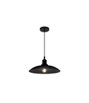 Lampa tavan - Ceiling fixture HORIZON ,4512,AC220-240V,50/60Hz,1*E27, IP20, Diameter 32 CM,single, black