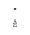 Lampa tavan - Ceiling fixture KALIOPE,8068,AC220-240V,50/60Hz,1*E27,max.40W,IP20, Diameter 18cm, single, black/gold