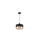 Lampa tavan - Ceiling fixture LENDER 2,8433,AC220-240V,50/60Hz,1*E27, IP20, Diameter 25 CM,single, black