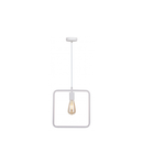 Lampa tavan - Ceiling fixture LIJA,2692,square, AC220-240V,50/60Hz,1*E27, max.40W,r.29cmx10cm,single, white